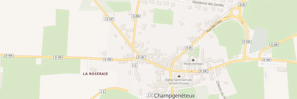 Plan du 18 Rue des Hortensias à Champgenéteux