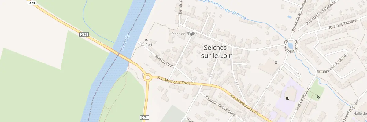 Plan du 11 Rue Saint-Aubin à Seiches-sur-le-Loir