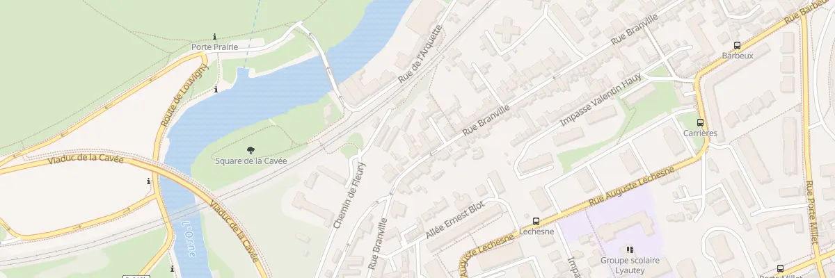 Plan du 136 Rue Branville à Caen
