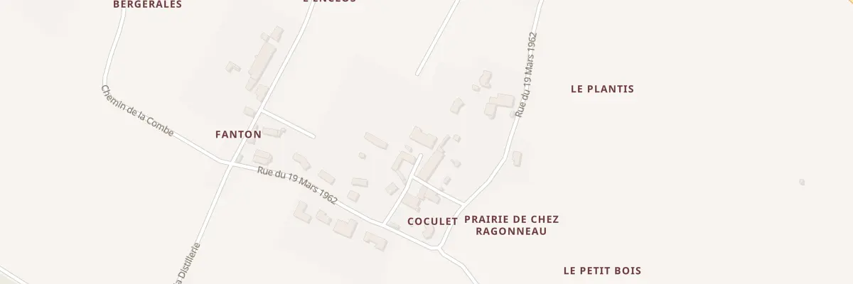 Plan du 14 Rue du 19 Mars 1962 à Saint-Martial-sur-Né