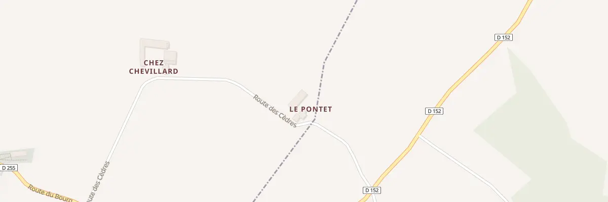 Plan du 5023 Le Pontet à Expiremont