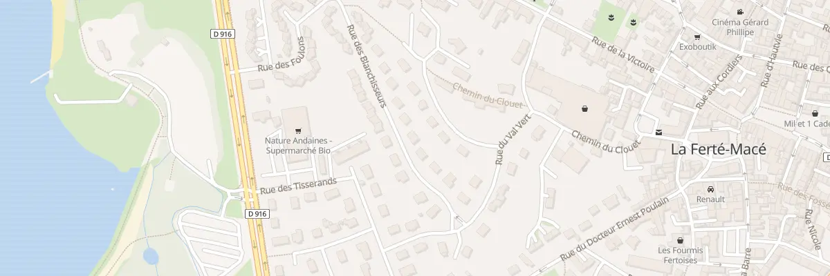 Plan du 10 Rue des Blanchisseurs à La Ferté Macé