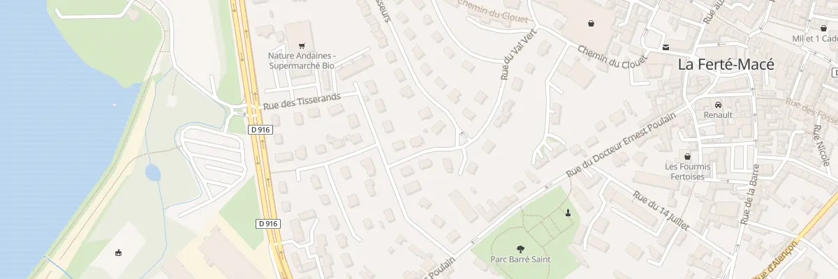 Plan du 12 Rue du Val Vert à La Ferté Macé