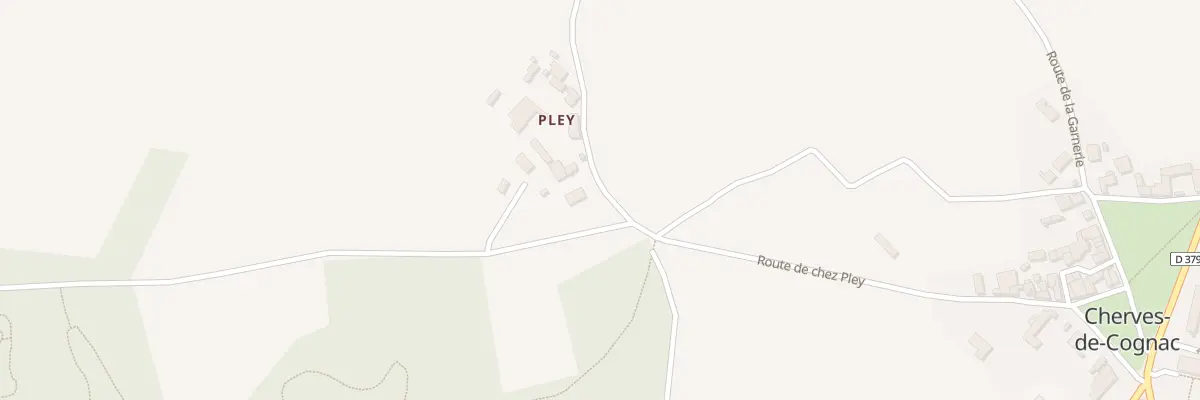 Plan du 3 Rte de Chez Pley à Val-de-Cognac