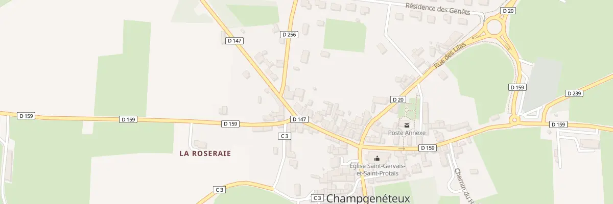 Plan du 22 Rue des Hortensias à Champgenéteux