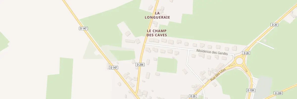 Plan du 22 Res des Genêts à Champgenéteux