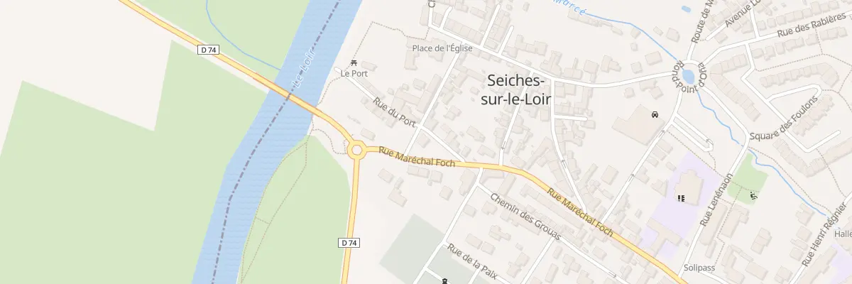 Plan du 12 Rue du Port à Seiches-sur-le-Loir