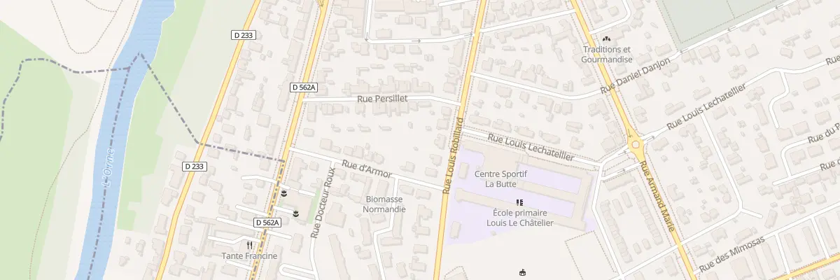 Plan du 32 Rue Louis Robillard à Caen