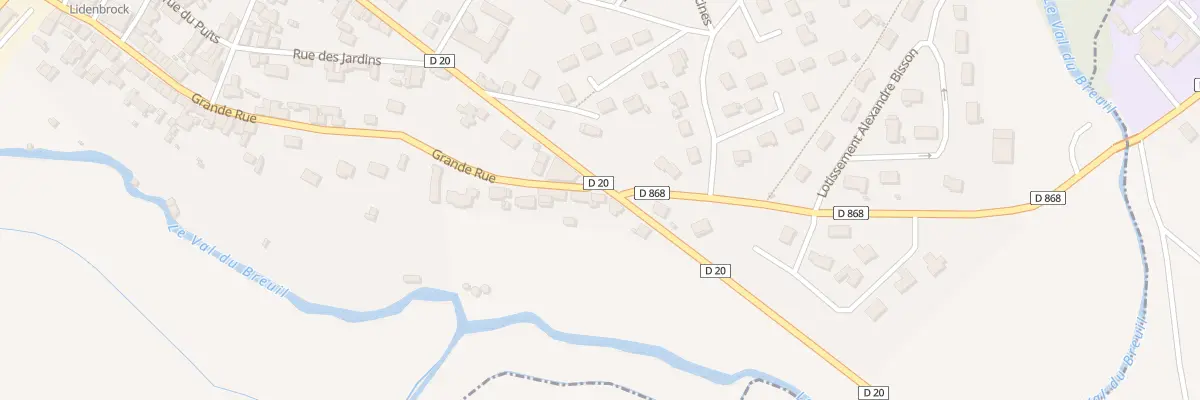 Plan du 72 Gr Grande Rue à Briouze
