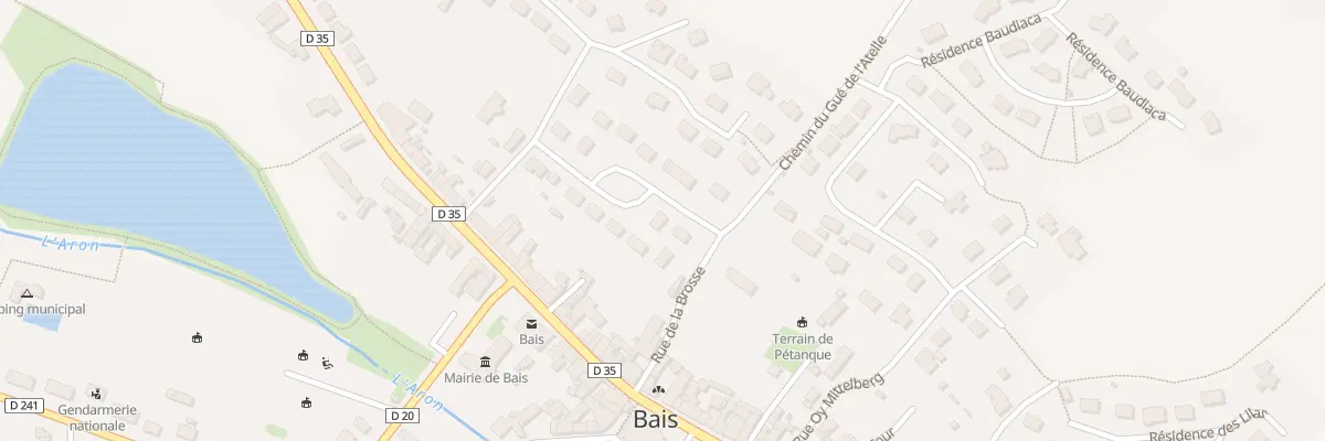 Plan du 9 Res Beauséjour à Bais