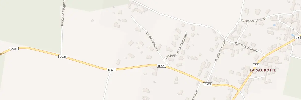 Plan du 1 Rue de Lasserre à Noaillan