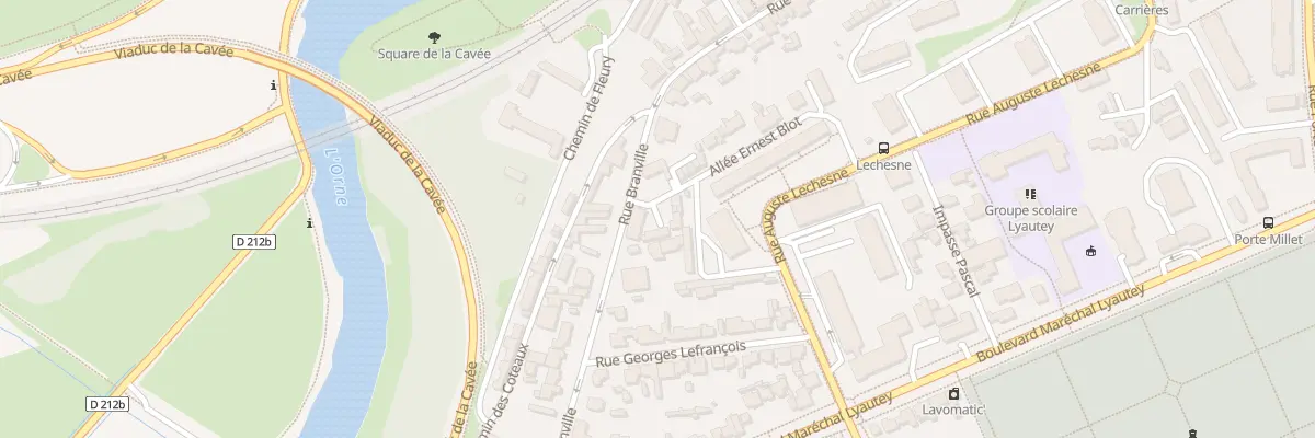 Plan du 131 Rue Branville à Caen