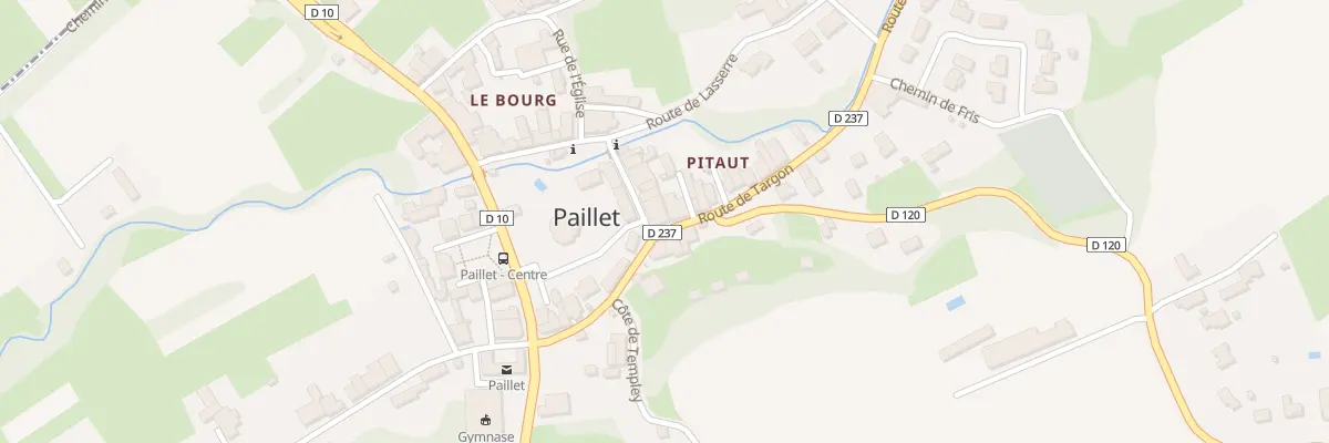 Plan du 25 Rte de Targon à Paillet