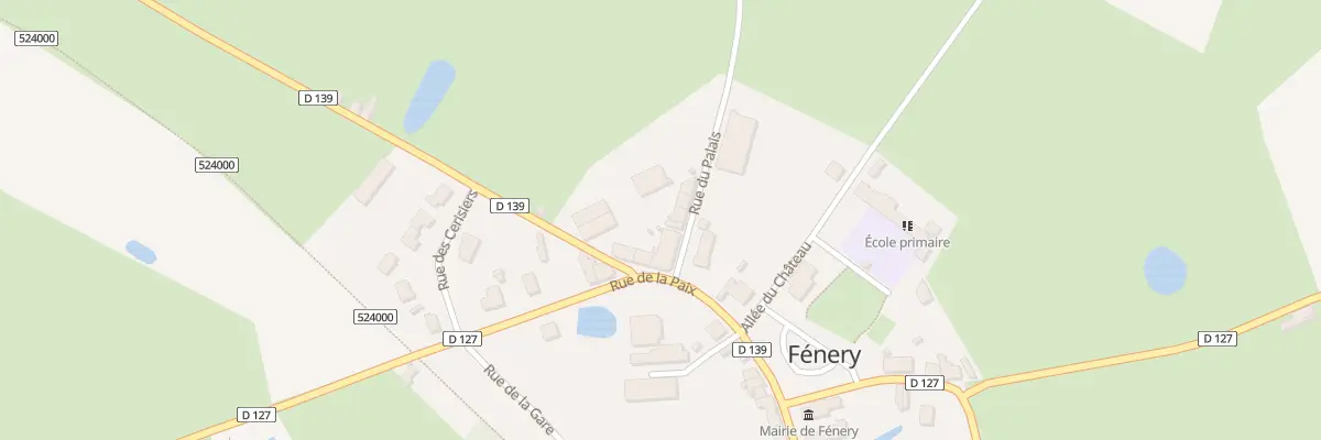 Plan du 5038 Le Bourg à Fénery