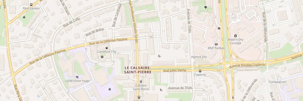 Plan du 20 Av Professeur Horatio Smith à Caen