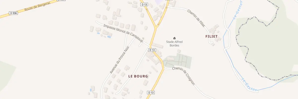 Plan du 2 Imp Brunet d’Aillan à Camarsac