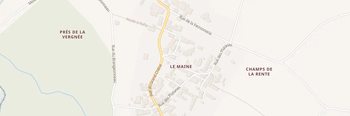 Plan du 2 Imp du Tilleul au Seure