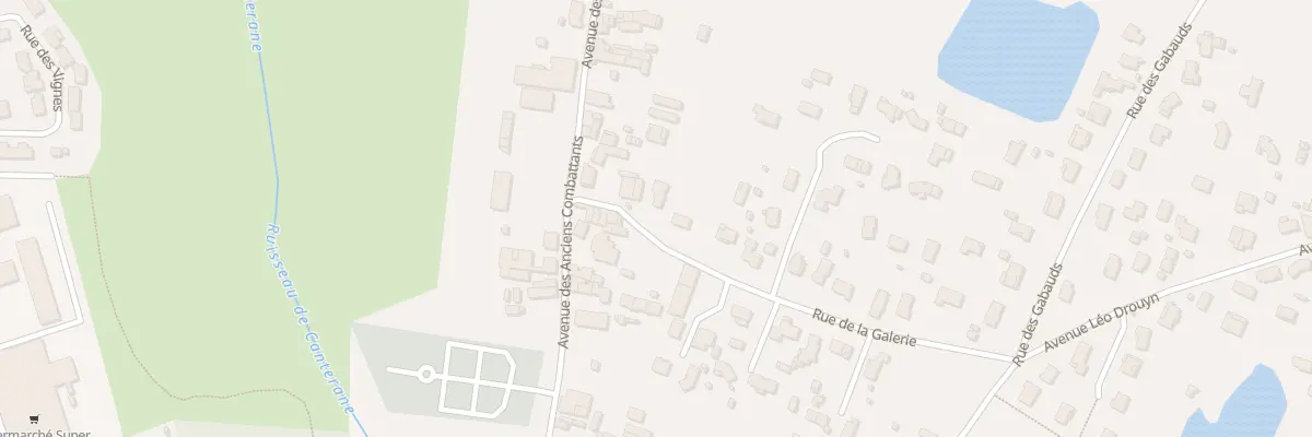 Plan du 14 Rue de la Galerie à Izon
