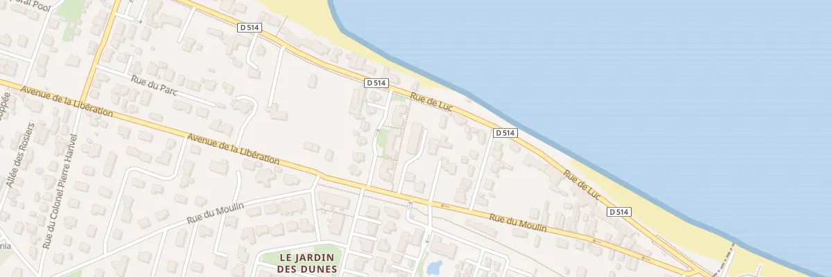 Plan du 24 Rue de Luc à Langrune-sur-Mer