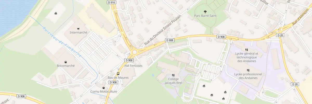 Plan du 39 Rue Félix Desaunay à La Ferté Macé