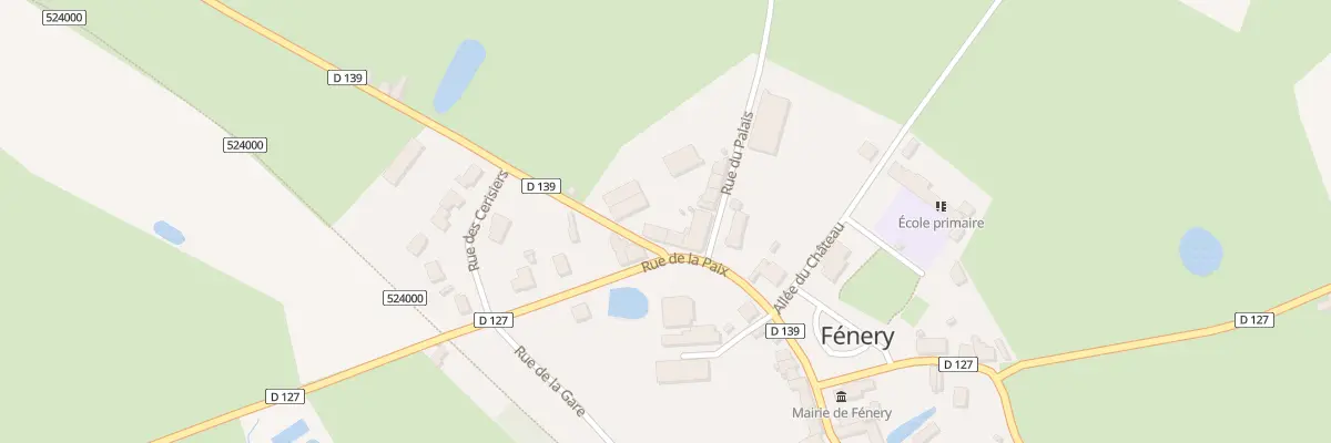 Plan du 6 Rue du Panier Fleuri à Fénery