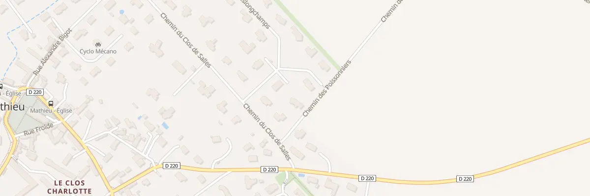 Plan du 5 Rue du Grand Clos à Mathieu