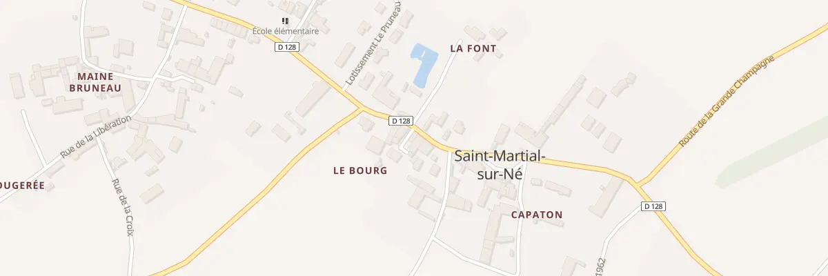Plan du 5035 Le Bourg à Saint-Martial-sur-Né