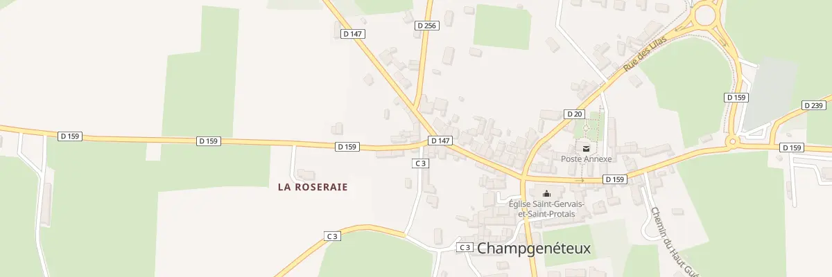Plan du 15 Rue des Hortensias à Champgenéteux