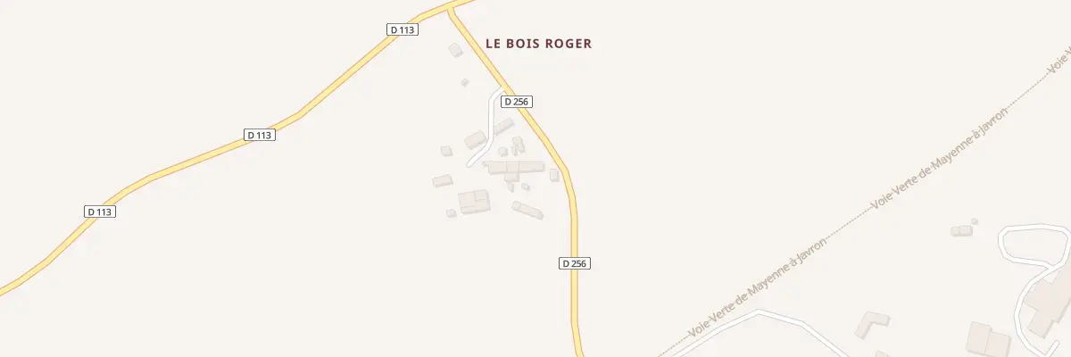 Plan du 16 Le Bois Roger à Loupfougères