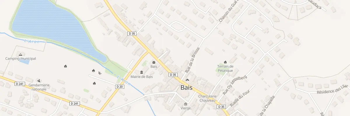 Plan du 15 Rue de la Poste à Bais