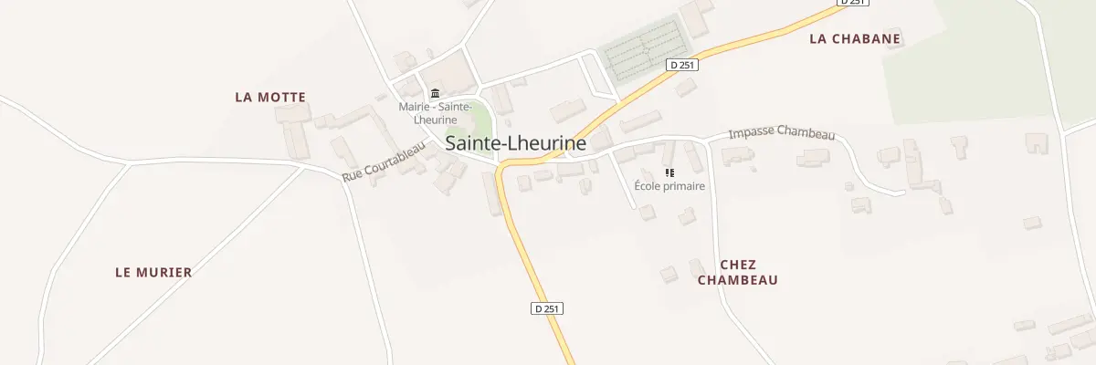 Plan du 4 Rue des Ecoles à Sainte-Lheurine