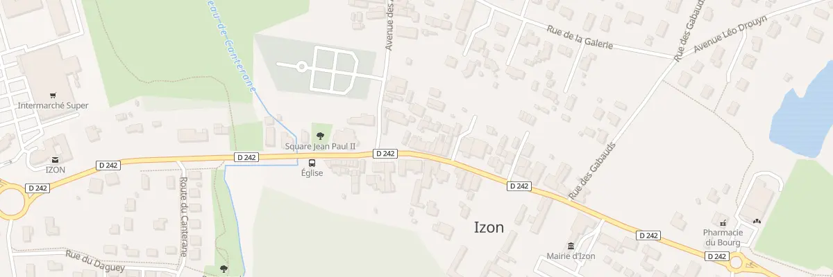 Plan du 106 Av du Général de Gaulle à Izon