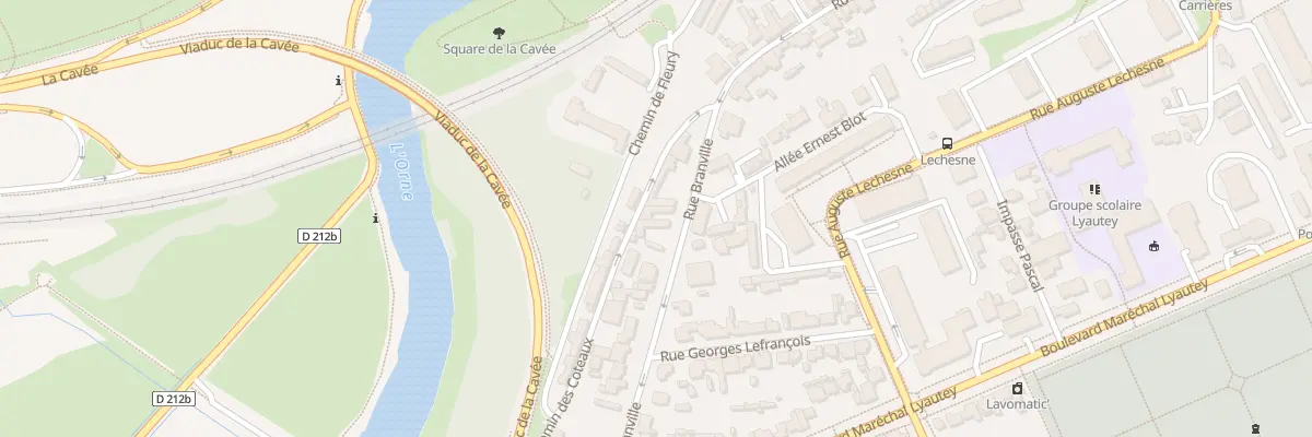 Plan du 150 Rue Branville à Caen