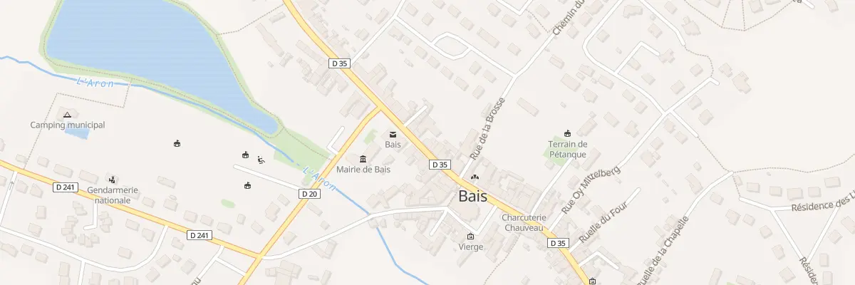 Plan du 13 Rue de la Poste à Bais