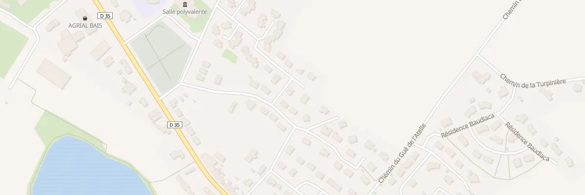 Plan du 14 Res de la Roseraie à Bais