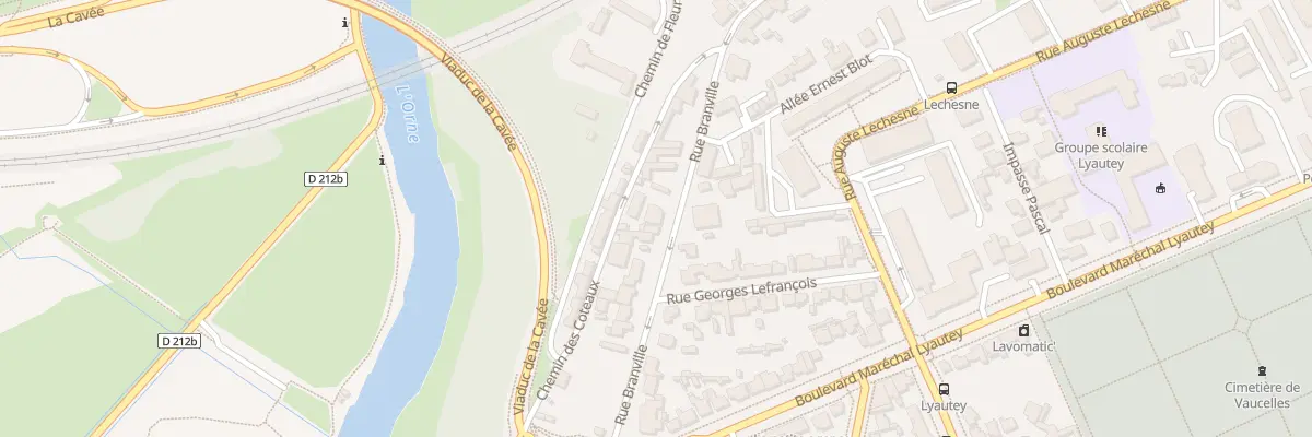 Plan du 154 Rue Branville à Caen