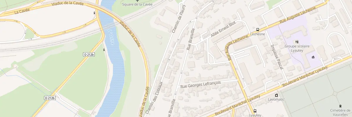 Plan du 152 Rue Branville à Caen
