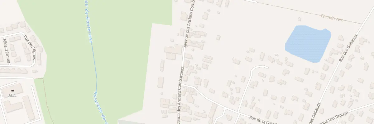Plan du 57 Av des Anciens Combattants à Izon