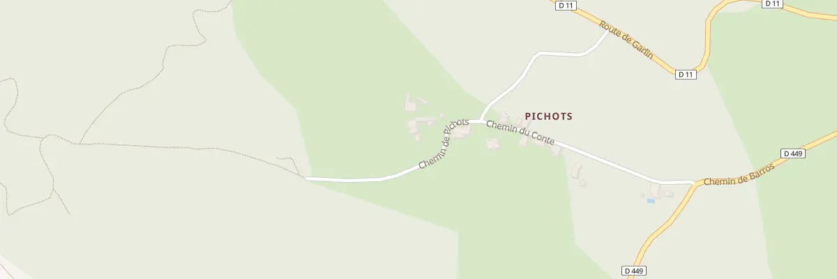 Plan du 277 Che de Pichots à Geaune