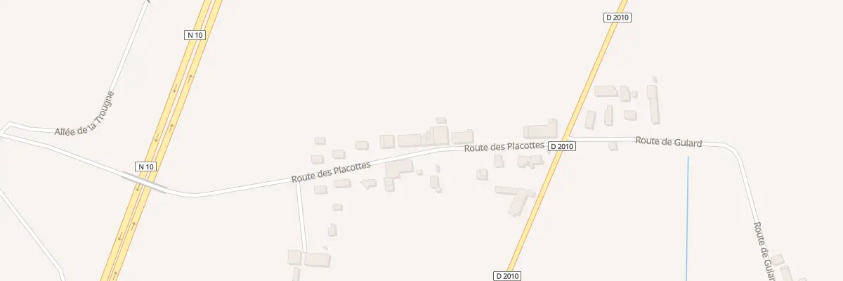 Plan du 162 Rte des Placottes à Laruscade