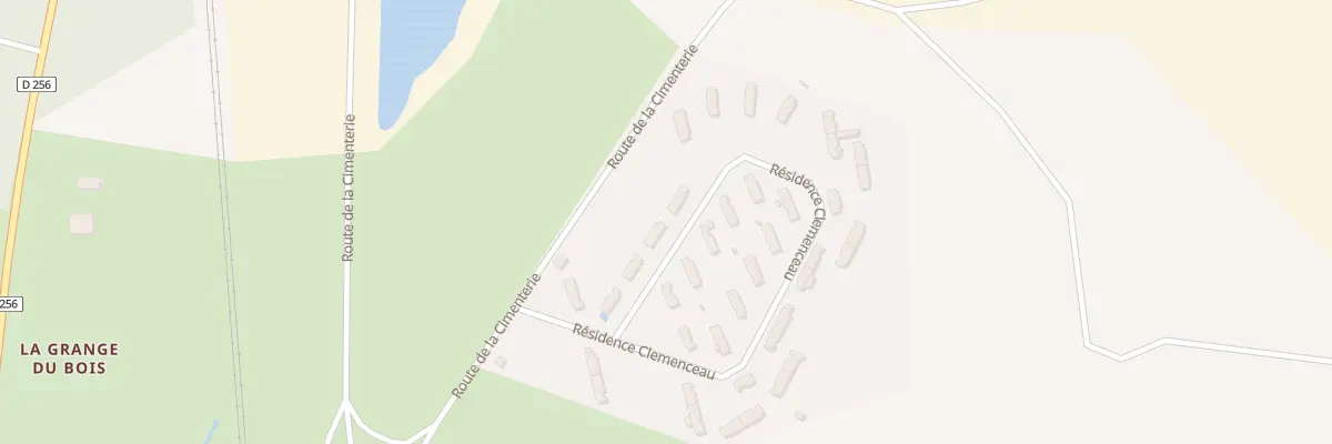 Plan du 6 Res Clemenceau à Bussac-Forêt