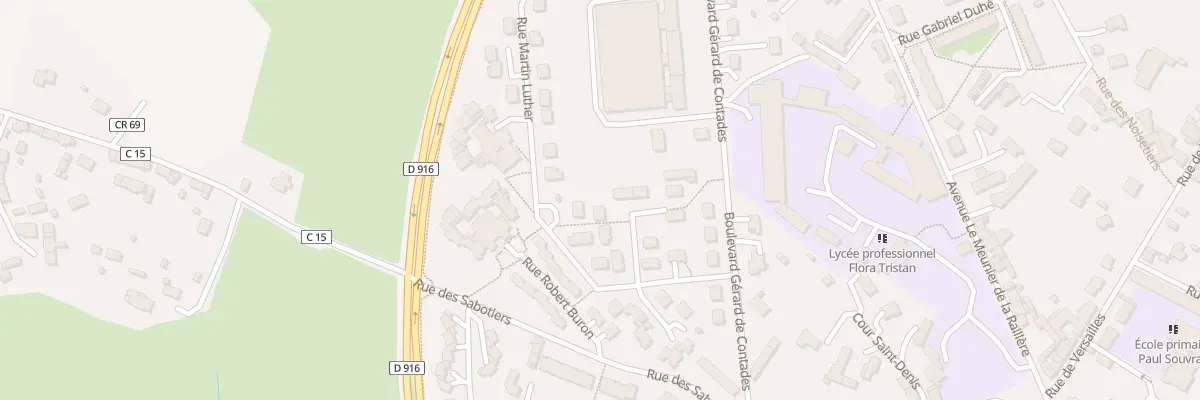 Plan du 15 Rue Martin Luther King à La Ferté Macé