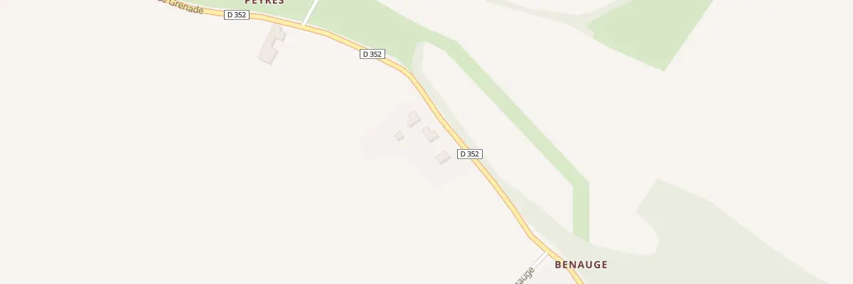 Plan du 1309 Rte de Grenade à Renung