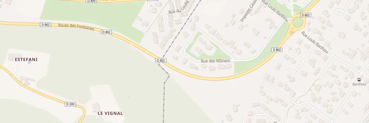 Plan du 11 Rue des Mûriers à Mazères-Lezons