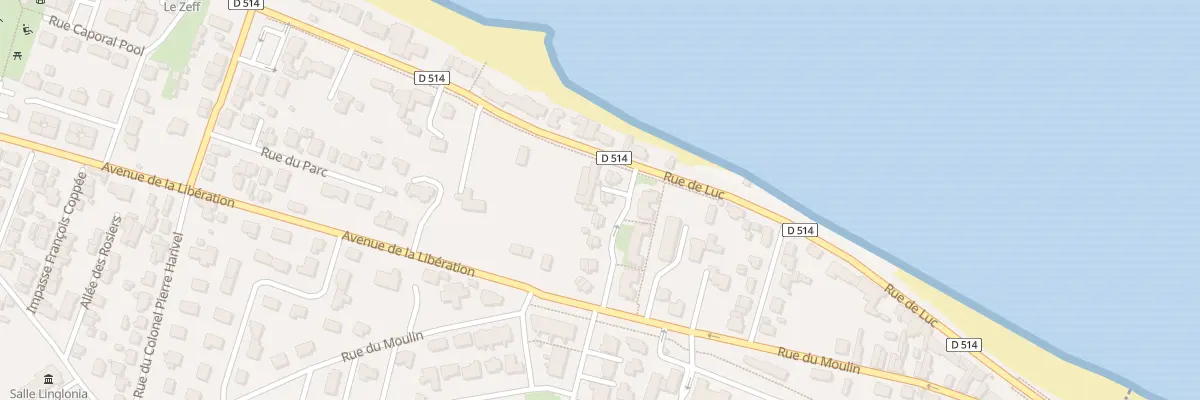 Plan du 1 Rue du Hameau de la Mer à Langrune-sur-Mer