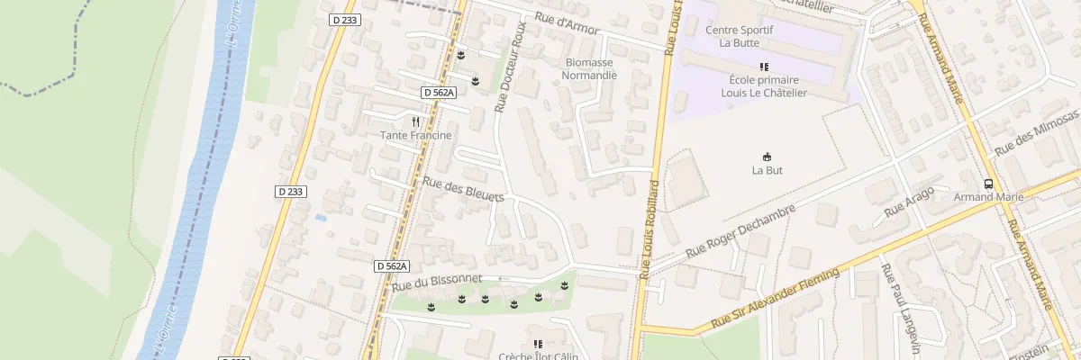 Plan du 11 Rue Docteur Roux à Caen