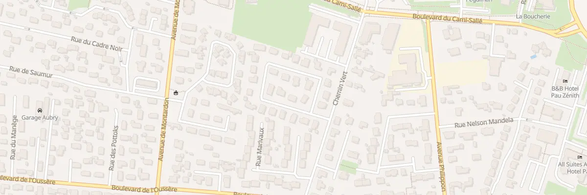 Plan du 6 Rue Rabelais à Pau