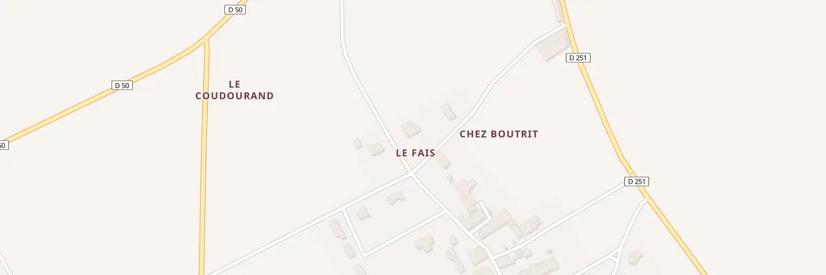 Plan du 28 Chez Boutrit à Sainte-Lheurine