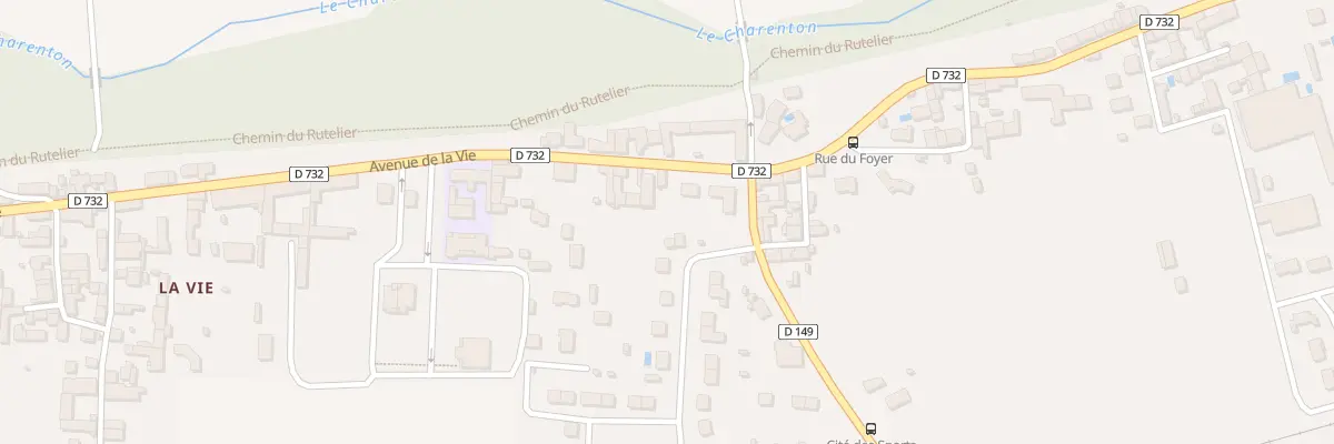 Plan du 59 Av de la Vie à Merpins