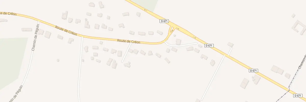 Plan du 131 Rte de Créon à Sadirac